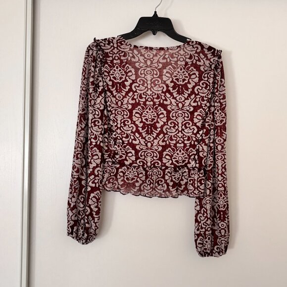 Jacquard Peasant Blouse - Picture 3 of 4